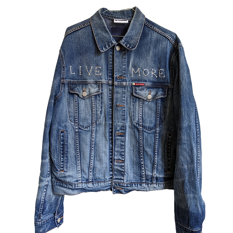 Live More Denim Jacket