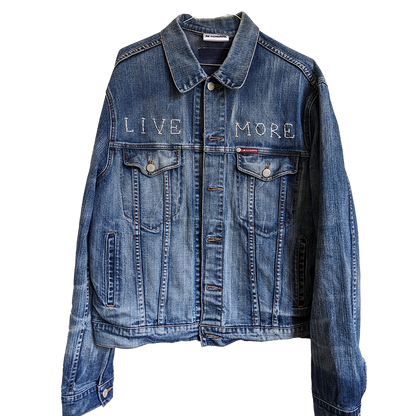 Live More Denim Jacket